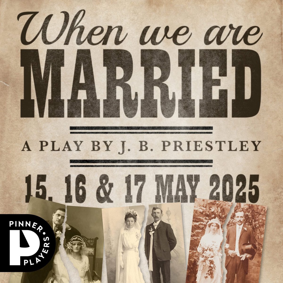As the doors close of the Time Of My Life restaurant to rave reviews 🙌🏼 and 🌟🌟🌟🌟🌟Michelin stars, we rush into our next engagement - When We Are Married by J.B.Priestley 💒

Say “I do!” to auditions on Friday 28th February 7:30pm Pinner Village Hall 💍
#amdram #pinnerplayers