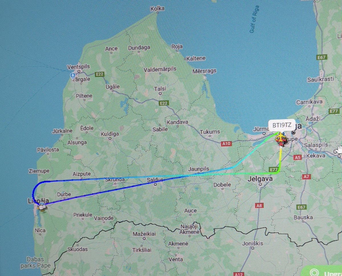 Hei, <a href="/airBaltic/">airBaltic</a>, kas atgadījies Rīga - Barselona lidojumam? 🧐 #flightradar