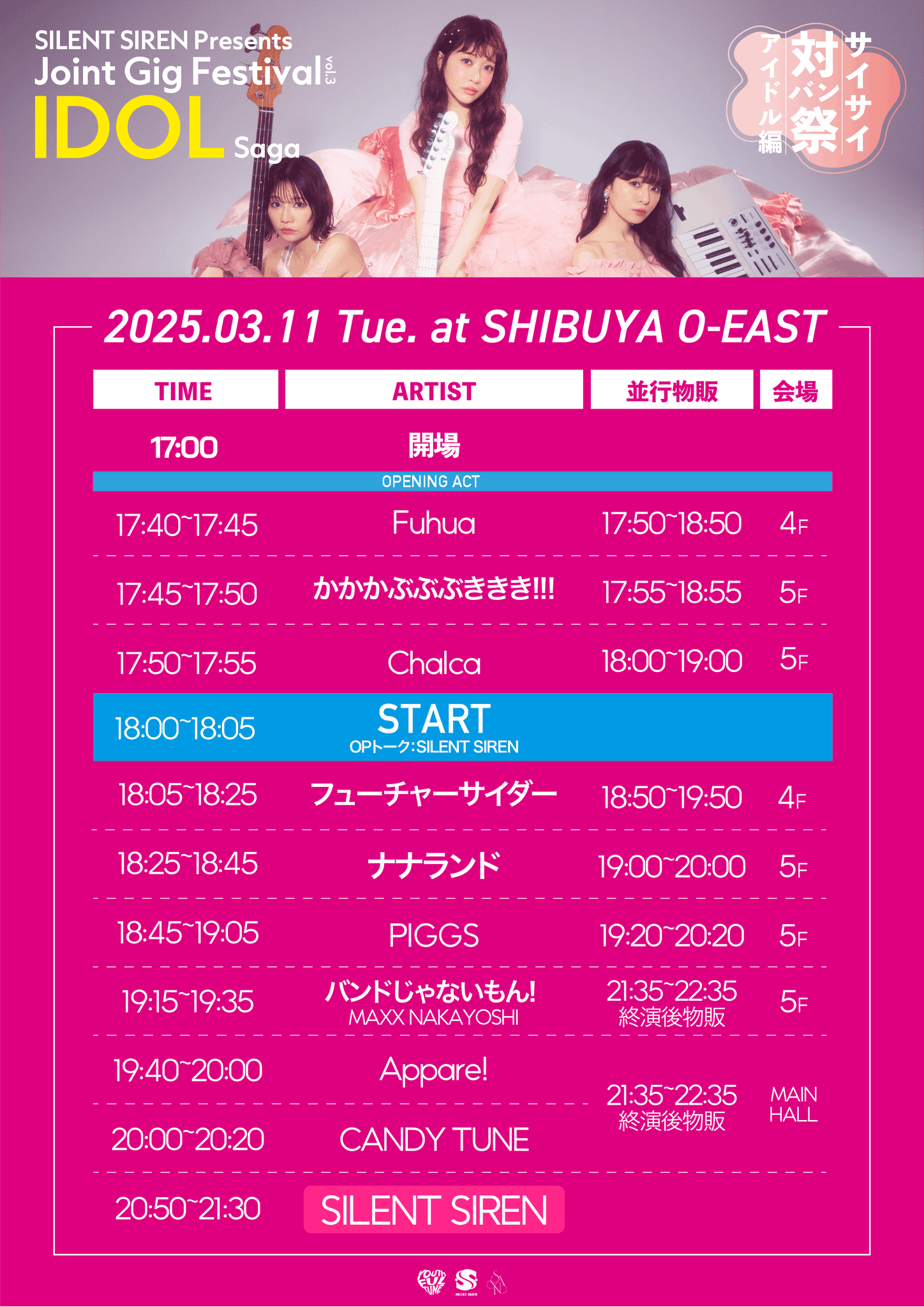 SILENT SIREN OFFICIAL SITE / サイサイファミリー