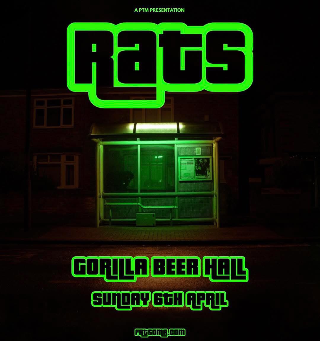 Tickets on sale now for our gig with the fantastic lads from Liverpool <a href="/ratsliverpool/">RATS</a>  🎫

Amazing last time they were here - we can’t wait for this one!!

fatsoma.com/e/zvxbs25b/rats