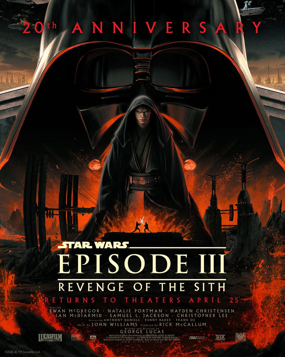 UGCcinemas's tweet photo. "You were the chosen one." Ajoutez le film à votre watchlist, on travaille dur sur sa ressortie ! 🔥 #StarWars #LaRevanchedesSith https://t.co/bvoumIcyiI