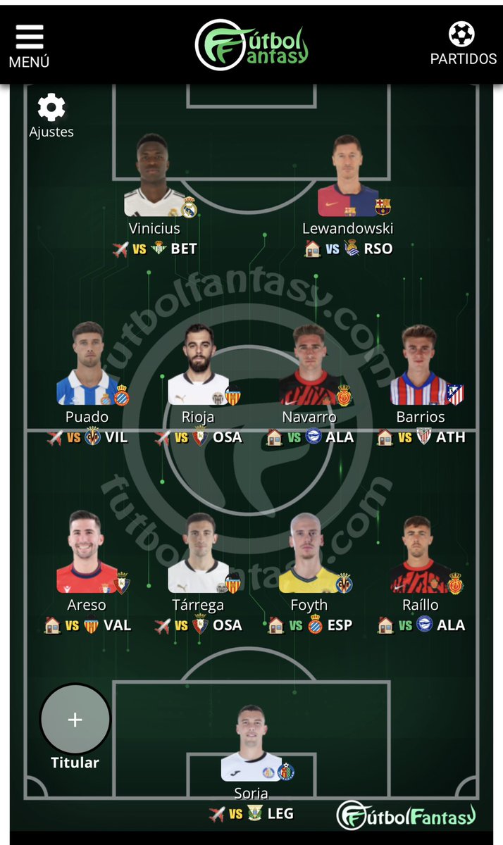pernokta's tweet photo. @AlbertoFantasy @futbol_fantasy Muy buenas!! Harías algún cambio? La verdad es que tengo muchas dudas https://t.co/XqzjG4C6QA