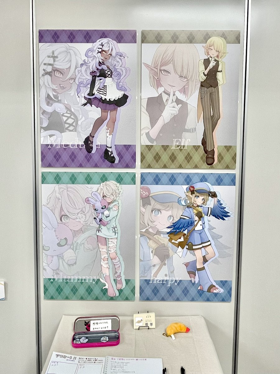 ebico_a_b5's tweet image. 卒展1日目終わりました！
こんな感じでした！