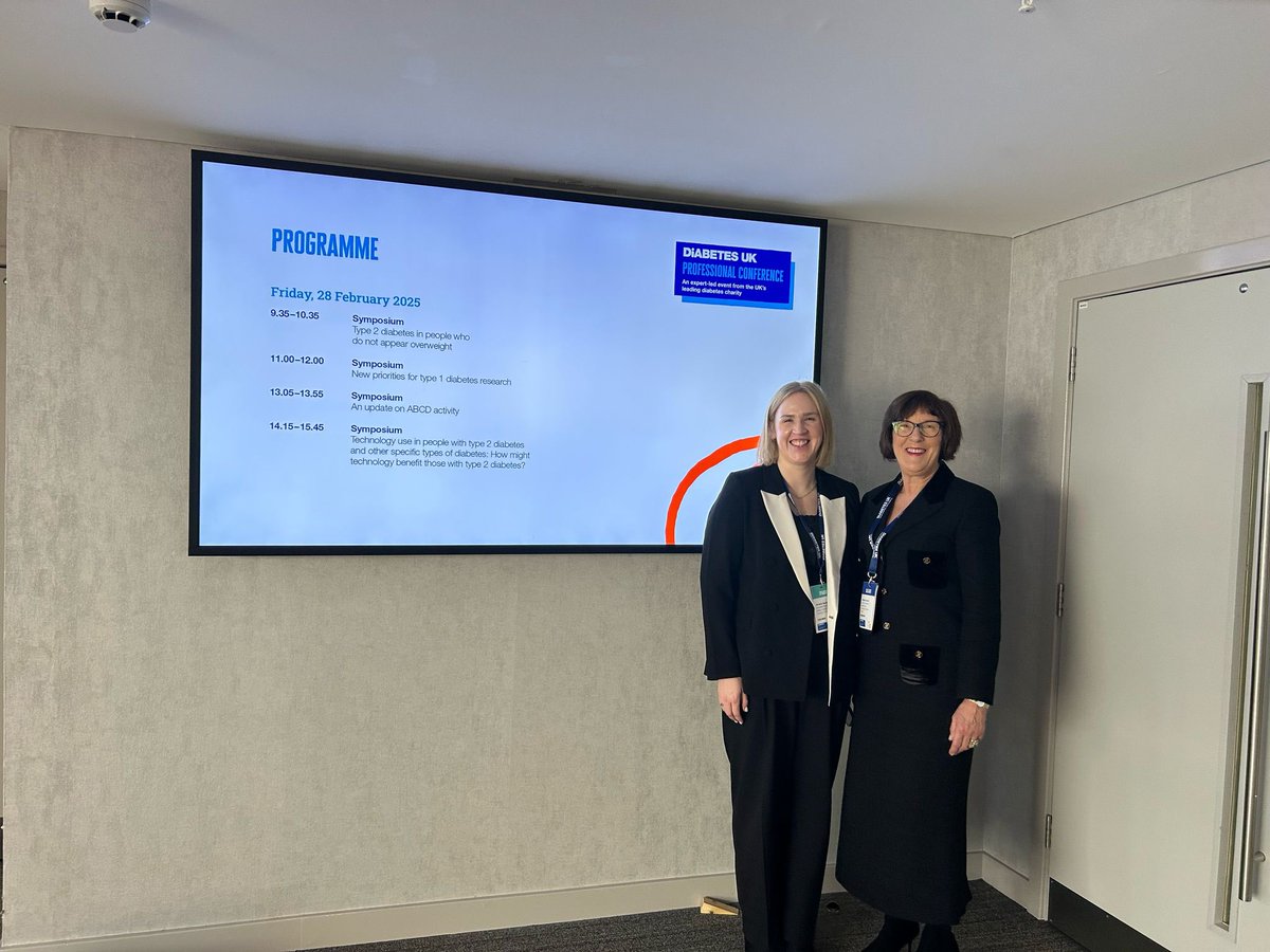 Diabetes Collaborative Clinical Trial Network (@diabetesctn) on Twitter photo Delighted to present our work on identifying new priorities in #T1D to #DUK2025 at a symposium with lived experience voice. Thanks to all who contributed! <a href="/FidelmaDunne/">Fidelma dunne</a> <a href="/Christine_New12/">Christine Newman</a> Delighted to present our work on identifying new priorities in #T1D to #DUK2025 at a symposium with lived experience voice. Thanks to all who contributed! <a href="/FidelmaDunne/">Fidelma dunne</a> <a href="/Christine_New12/">Christine Newman</a>