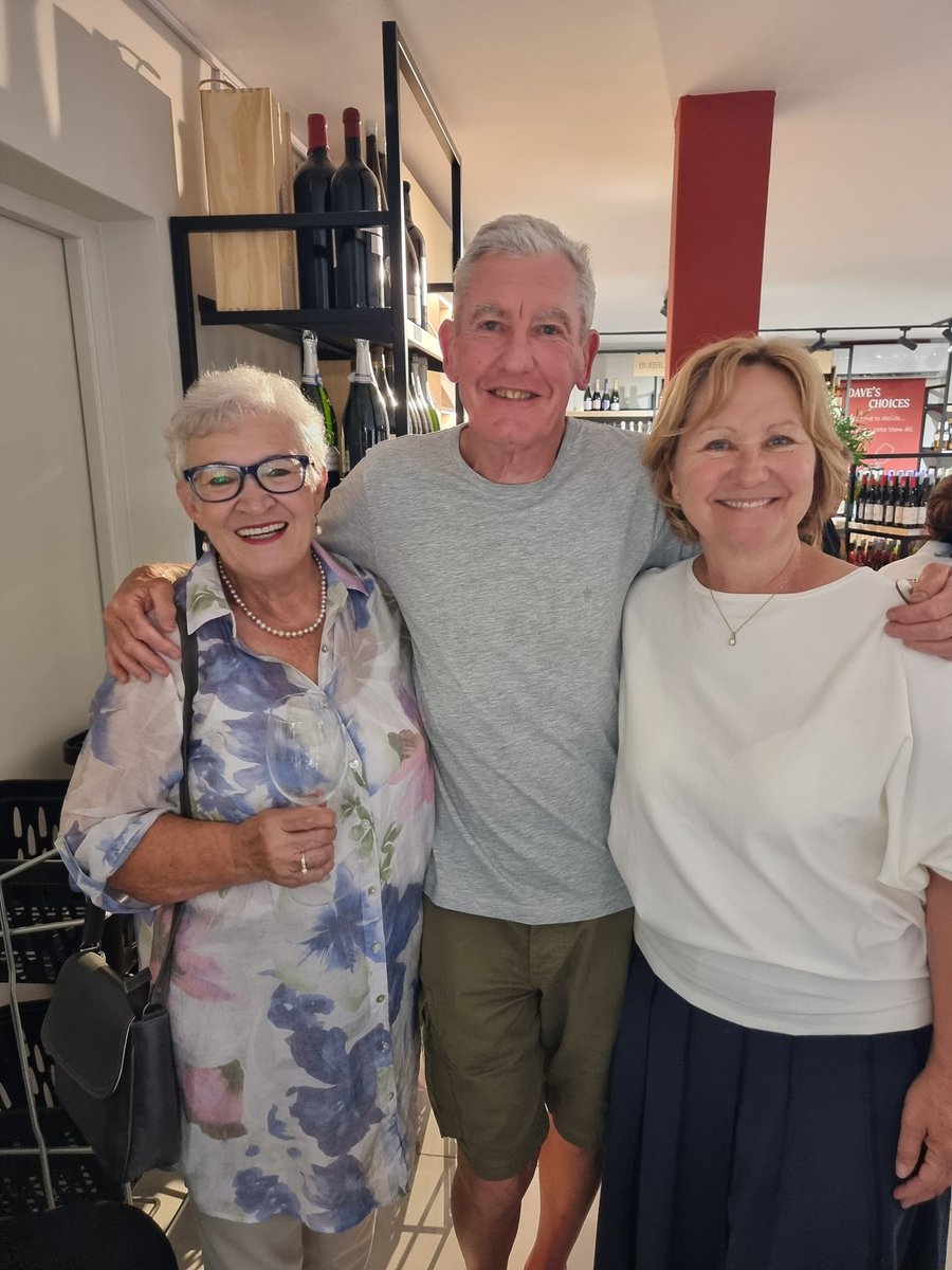 It was lovely to see Christene Perold at our WYN tasting in Somerset West last night. Christene is a friend who's family are direct descendents of Abraham Izak Peold, the creator of pinotage