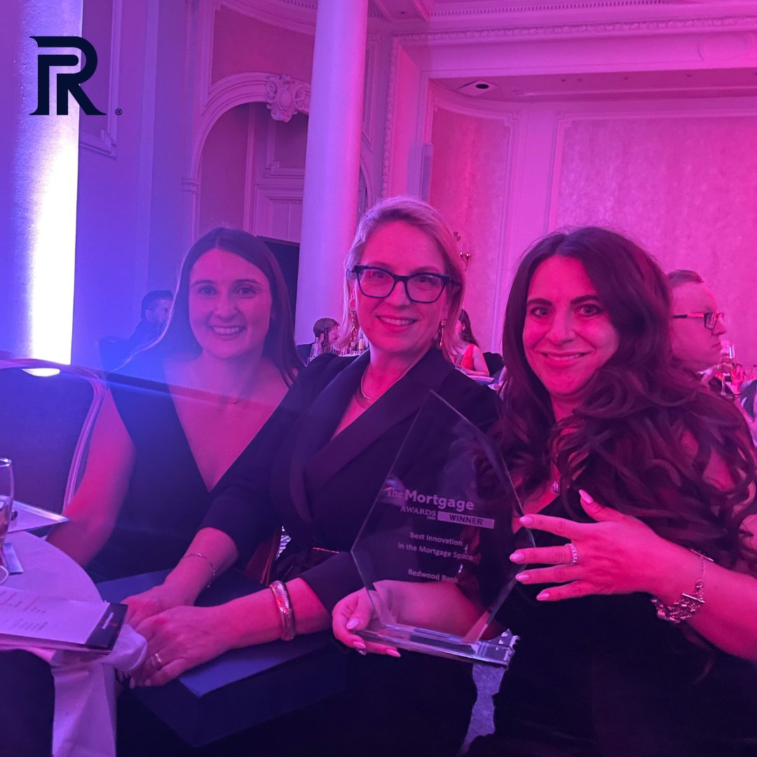 We’re incredibly proud to have been named been named Best Innovation in the Mortgage Space at the <a href="/MoneyAge_UK/">MoneyAge</a> Mortgage Awards!

Huge congratulations to the Redwood team and all the other evening’s winners, and thanks to everyone involved in organising such a brilliant event.