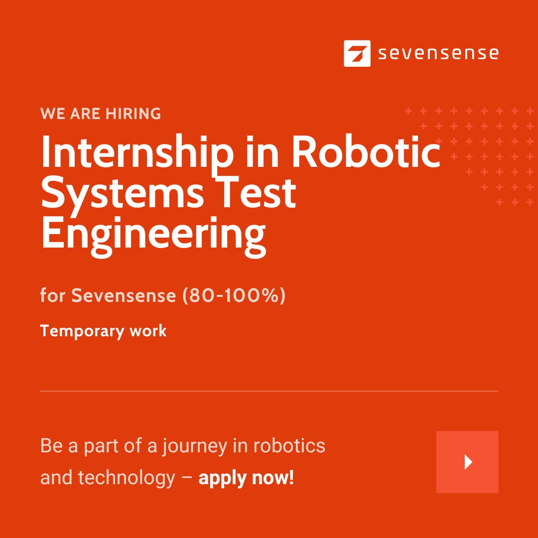 7Srobotics's tweet image. We’re hiring an Intern in Robotic Systems Test Engineering. Work hands-on with robots & test real-world automation. Develop Python/C++ tests & simulations. You are a Master’s student in Robotics, CS, or Engineering. Your chance for impact! Apply now careers.abb/global/en/job/…