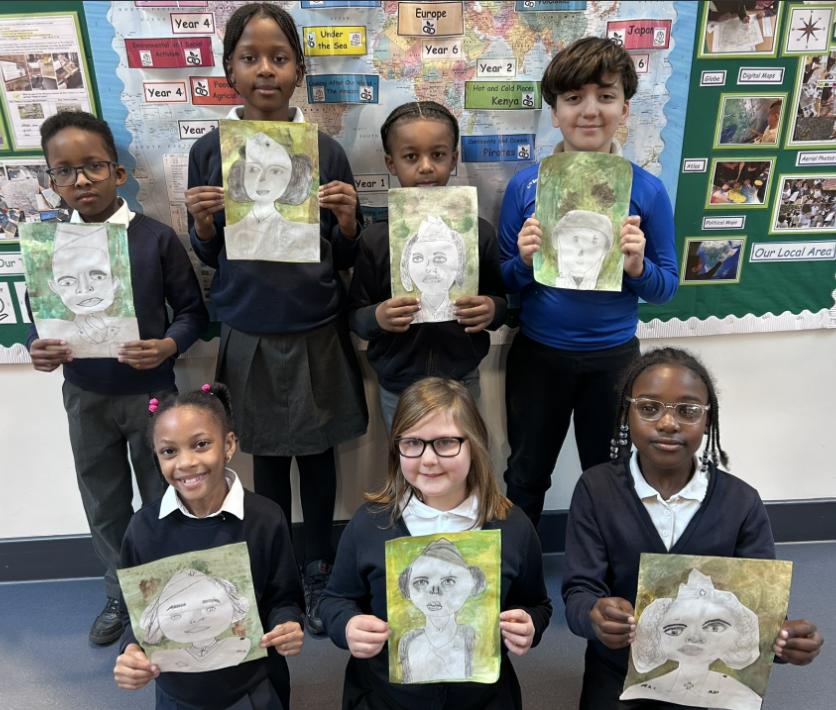 After their trip to the Wallace Collection, year 4 have practised sketching portraits and facial features. To coincide with their WW2 topic for history, the children drew portraits of WW2 soldiers and nurses. They all did a great job - well done Year 4!