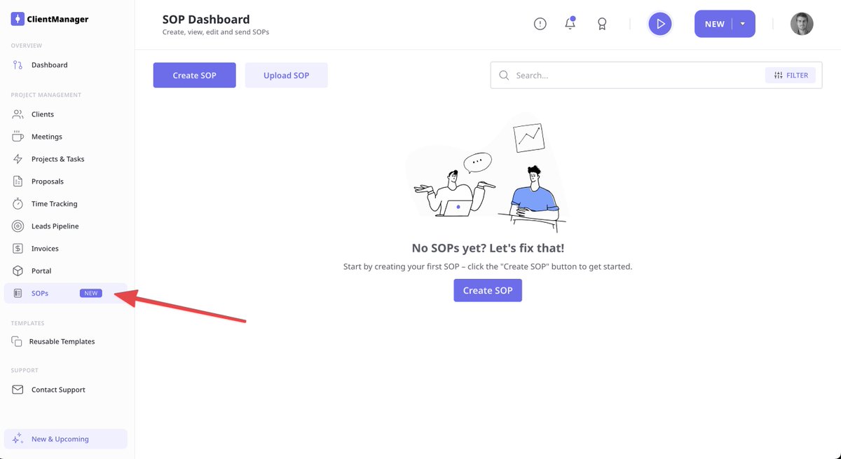 ClientManager_'s tweet image. Say hello to SOPs