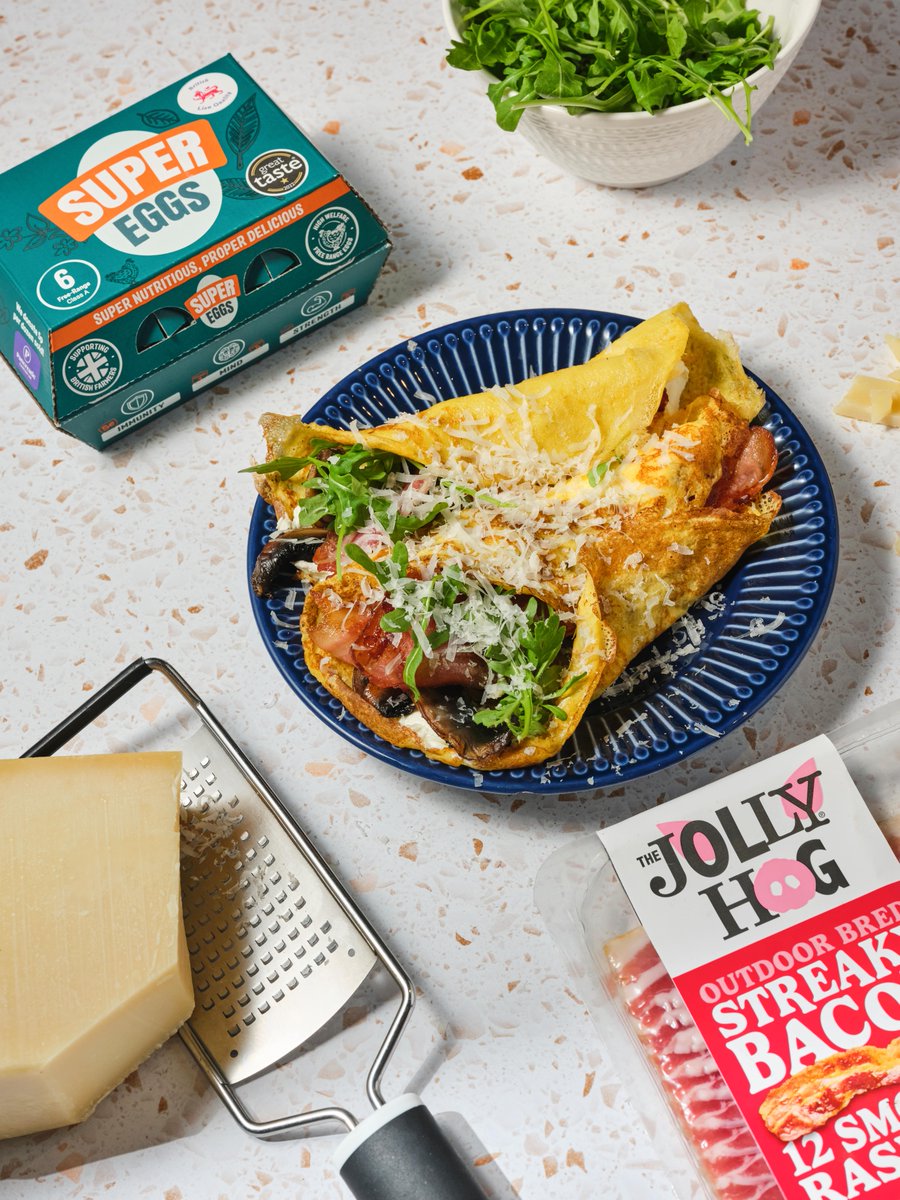 🥞✨ Introducing the Savoury Crêpe Roll—a delicious twist on a classic! Soft, golden crêpes made with our Super Eggs, filled with crispy bacon, sautéed tomatoes and mushrooms.

🔗 steweeggs.com/recipe/savoury…

#StEweEggs #PancakeDay #FlippinDelish