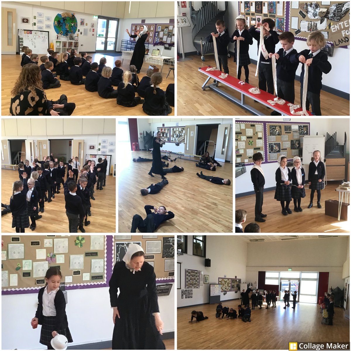 Year 2 travelled across the world this morning to visit Florence Nightingale in the Crimean War. The children learnt how to clean the hospital as well as be amazing nurses.