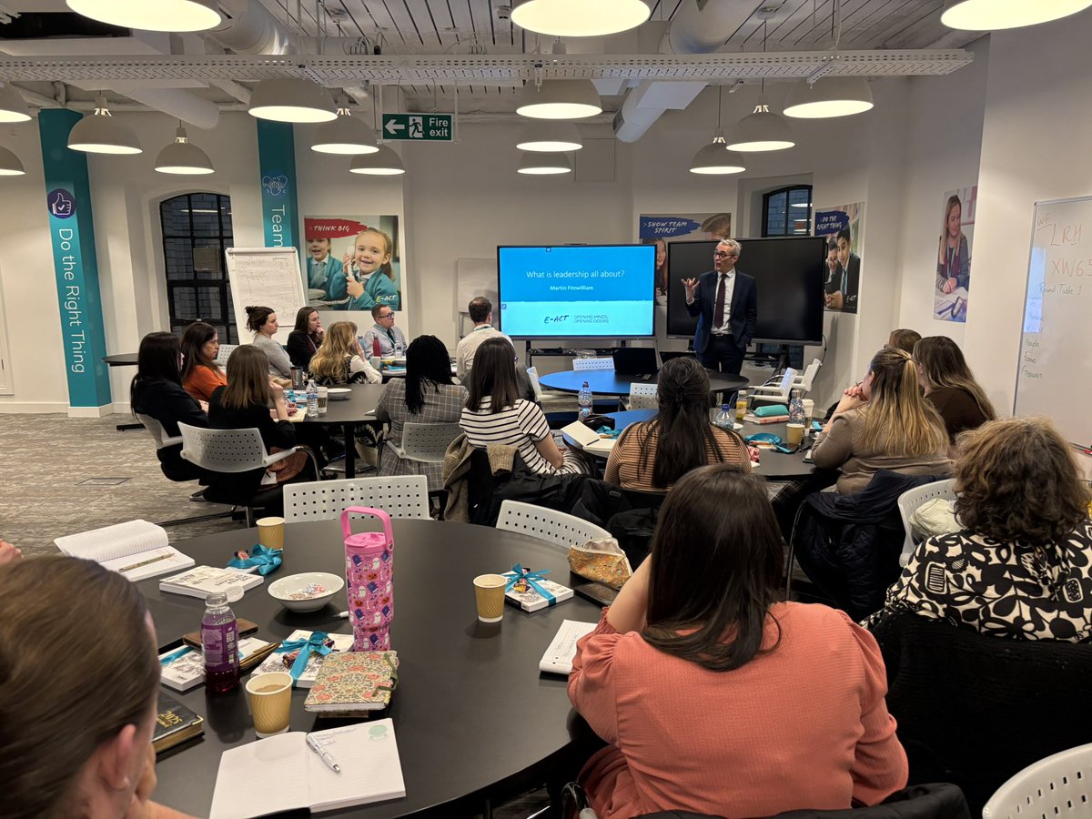 E-ACT Learning (@eactlearning) on Twitter photo What does leadership mean to you? <a href="/martinfitzuk/">Martin Fitzwilliam</a> talks to our Primary leaders about the importance of failing, getting back up and going again. What does leadership mean to you? <a href="/martinfitzuk/">Martin Fitzwilliam</a> talks to our Primary leaders about the importance of failing, getting back up and going again.