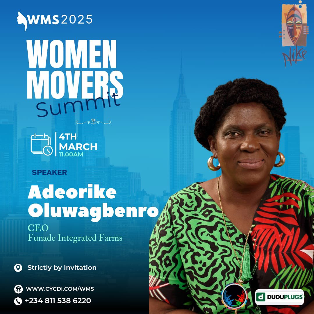 Foluke Michael (@folukemichael) on Twitter photo <a href="/Solution17Green/">Solution17 Green</a> <a href="/UN_Women/">UN Women</a> <a href="/UN_Nigeria/">United Nations Nigeria</a> <a href="/ProvidusBank/">ProvidusBank</a> <a href="/DuduPlugs/">DuduPlugs</a> <a href="/unwomenafrica/">UN Women Africa</a> <a href="/UN/">United Nations</a> <a href="/UNWomenUK/">UN Women UK</a> 1/2 This dynamic event will bring together trailblazing speakers, industry leaders, and change-makers to explore the power of the Creative Economy in shaping sustainable businesses, driving gender equality, and fostering economic transformation across industries.
<a href="/UN_Nigeria/">United Nations Nigeria</a> <a href="/Solution17Green/">Solution17 Green</a> <a href="/UN_Women/">UN Women</a> <a href="/UN_Nigeria/">United Nations Nigeria</a> <a href="/ProvidusBank/">ProvidusBank</a> <a href="/DuduPlugs/">DuduPlugs</a> <a href="/unwomenafrica/">UN Women Africa</a> <a href="/UN/">United Nations</a> <a href="/UNWomenUK/">UN Women UK</a> 1/2 This dynamic event will bring together trailblazing speakers, industry leaders, and change-makers to explore the power of the Creative Economy in shaping sustainable businesses, driving gender equality, and fostering economic transformation across industries.
<a href="/UN_Nigeria/">United Nations Nigeria</a>