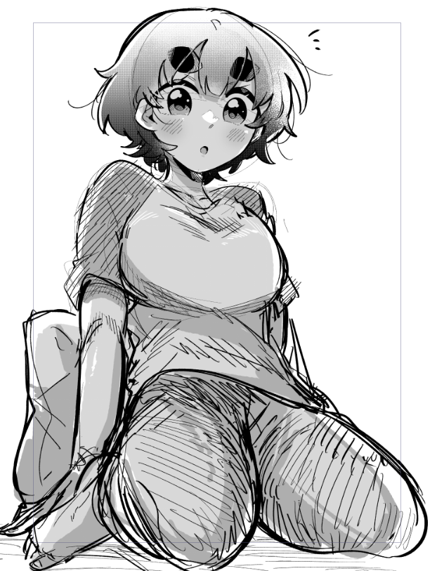 #今月描いた絵を晒そう 
らくがき達 