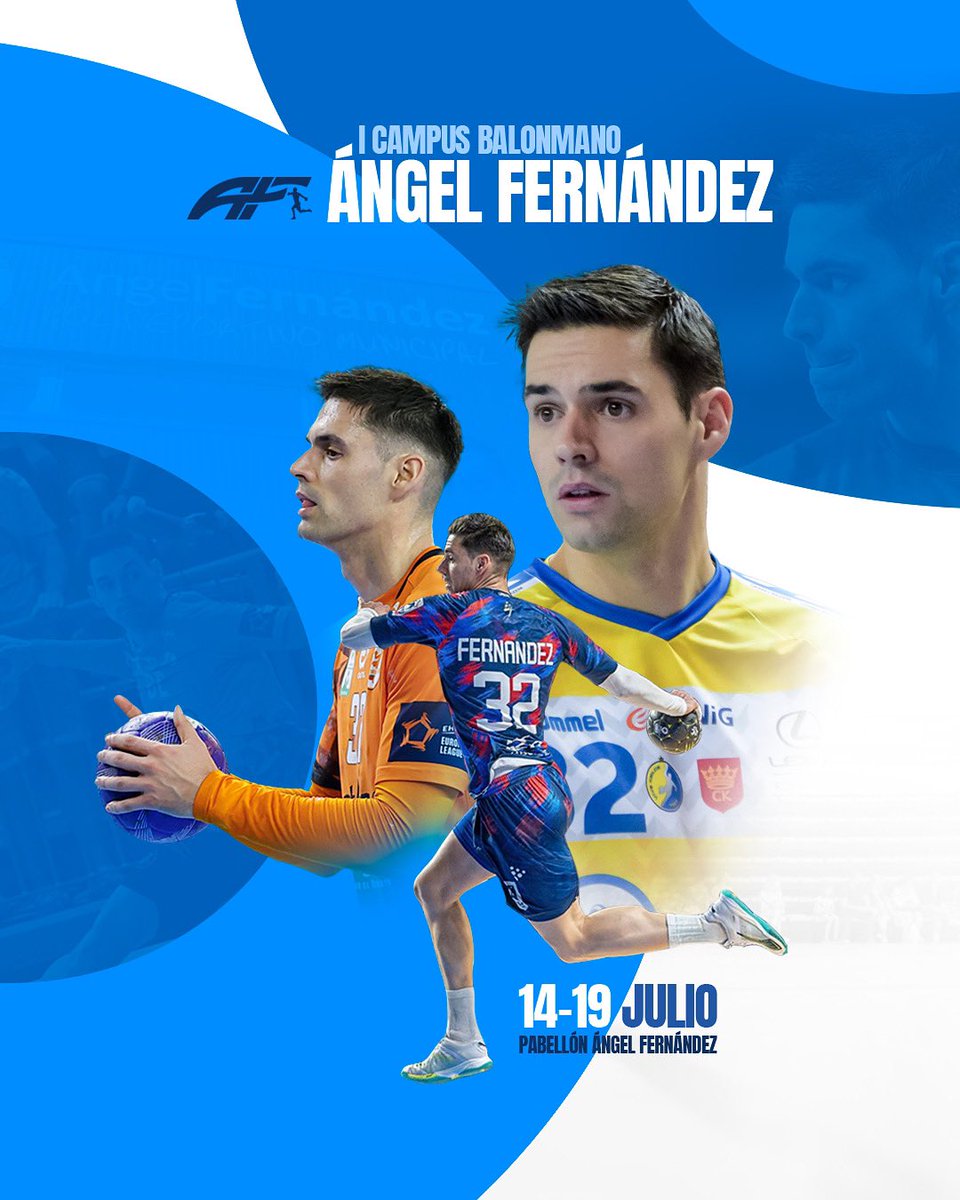 El I Campus Ángel Fernández es una realidad. En Julio os esperamos a todos con el mejor balonmano, entrenadores y material deportivo.
No lo dudes, inscríbete ya. 😃👇🏼

Inscripciones en: campusangelf32.es
