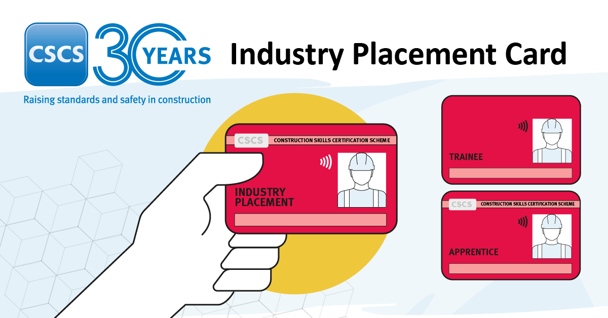 cscs's tweet image. #NationalCareersWeek: Thinking about a career in construction?
#If you're completing a construction-related qualification with a 30-day work placement, you may be eligible for a CSCS Industry Placement Card.
Learn more & apply cscs.uk.com/card-type/indu…