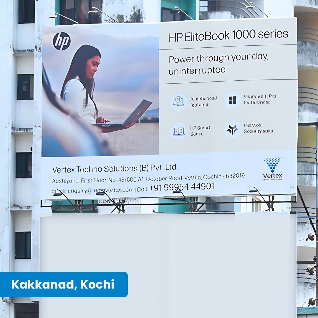 vertex_techsol's tweet image. Spotted in Kochi &amp;amp; Bengaluru!
We’re making waves in the heart of India’s tech ecosystem with strategic hoardings across Kochi&apos;s tech parks &amp;amp; Bangalore’s busiest BQS locations. As a trusted IT solutions provider, we are here to help businesses thrive with cutting-edge technology