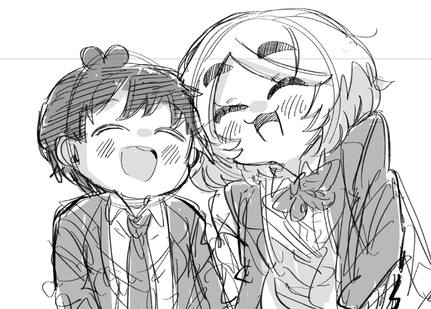 #今月描いた絵を晒そう 
らくがき達 