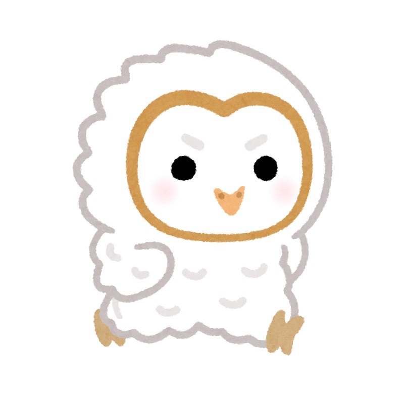 エッホ エッホ】「いらすとや」が「走るフクロウのヒナ」のイラストを