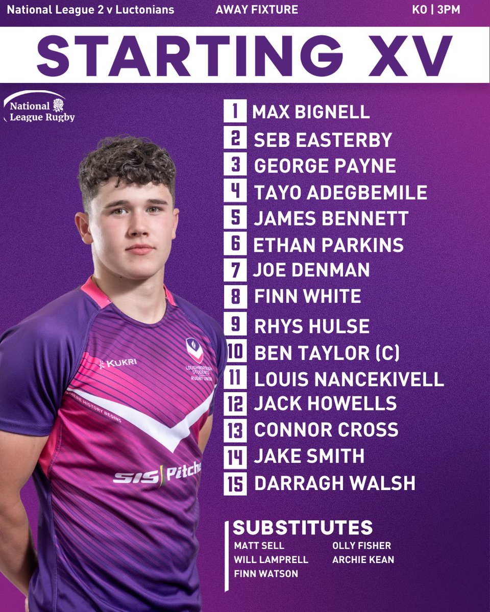 SQUAD ANNOUNCEMENT ‼️‼️

Luctonians (A)
01/03/25
⏰3pm

#nationalleaguerugby #africanviolet #LUCvLOU