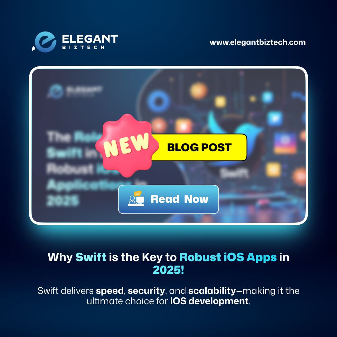 ElegantbizTech's tweet image. 📱 Swift = Speed, Security & Scalability!
In 2025, Swift remains the best choice for building powerful iOS apps. Learn why hiring expert Swift developers is a game-changer!
Read more 👉 buff.ly/4h3xcRC
#SwiftDevelopment #iOSApps #HireSwiftDevelopers #ElegantBiztech