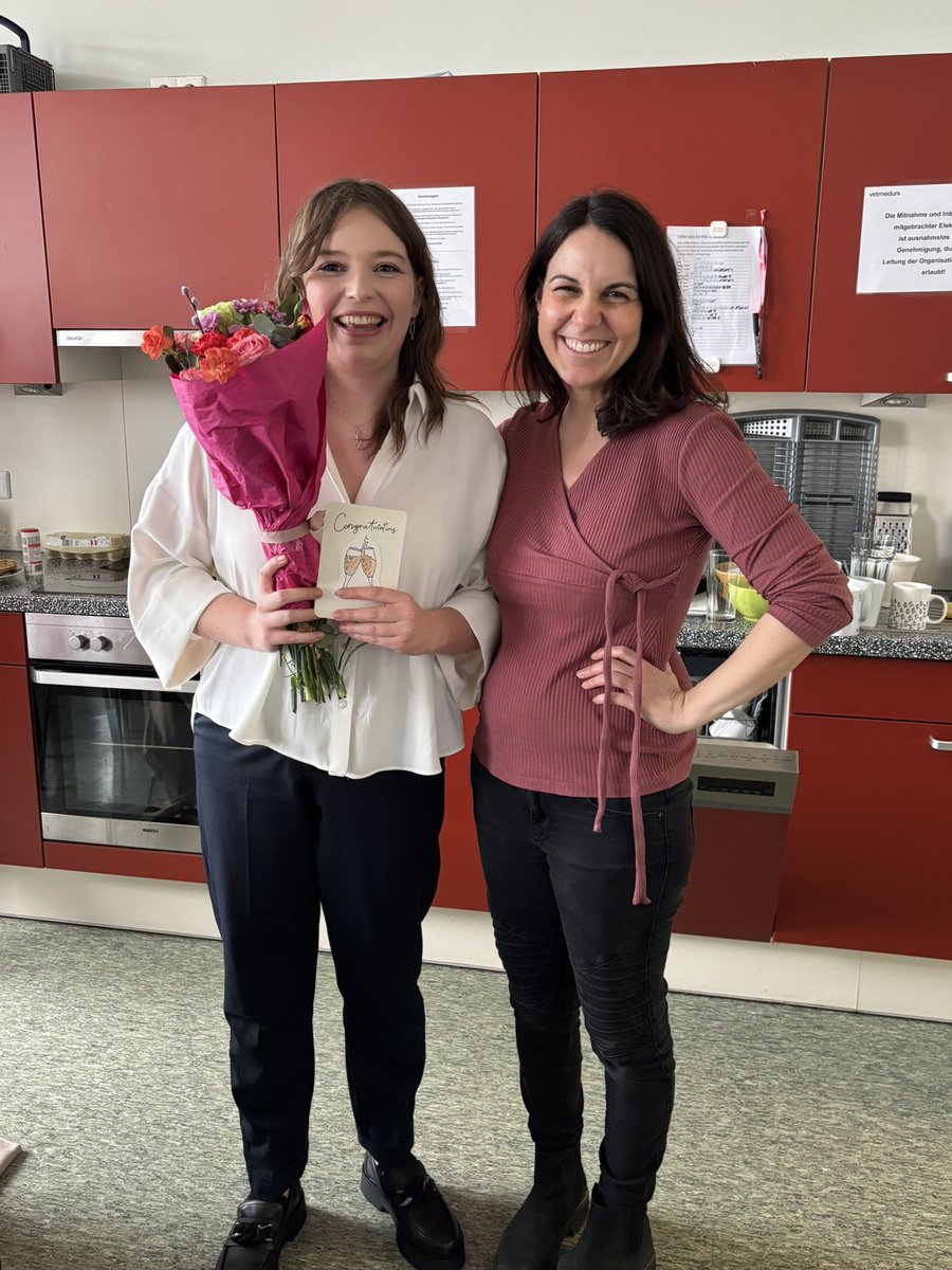 Time flies, but great work was accomplished! Congratulations to Paula on succesfully defending her master‘s thesis yesterday! All the best for your next career steps Paula!