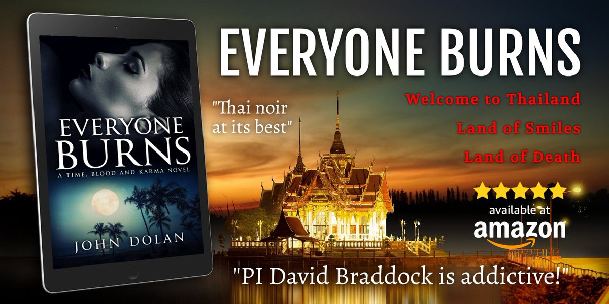 Ready for a new twist on the private detective genre?

Then meet David Braddock, anti-hero. And discover why Everyone Burns…

Over 1,000 reviews on Amazon with an average rating of 4-stars.

Amazon US amzn.to/3KmJgAw
Amazon UK amzn.to/3U1HjfR