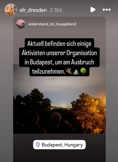 #AntifaGrenzenlos: Die Neonazi-Gruppe „Elblandrevolte“ nahm am 8. Februar 2025 an dem neonazistischen Gedenkmarsch in #Budapest (#Ungarn) teil.
Da treffen sich seit Jahren extreme Rechte um mit einem Marsch einem Ausbruchversuch ungarischer&amp;deutscher Soldaten 1945 nachzustellen.