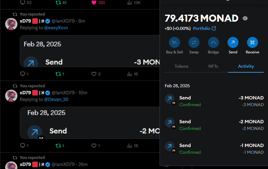 79 $MON left for the real ones

you know the drill: like, retweet, follow, drop addy