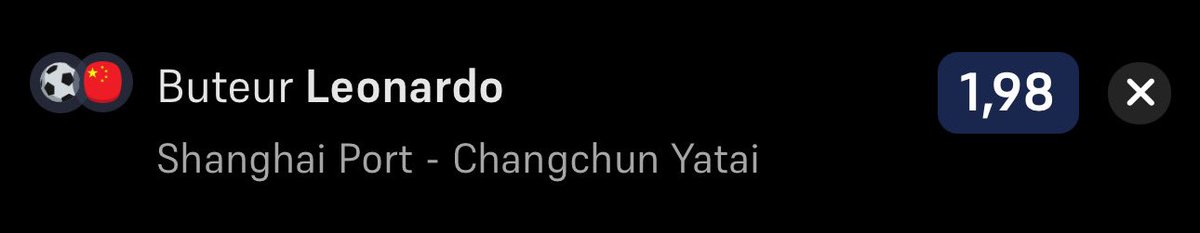 DoraPronos's tweet photo. Chine 🇨🇳  12h30 

Leonardo 

1,98 🍀

#TeamParieur #TeamParieurs https://t.co/BvpFy1XwNf