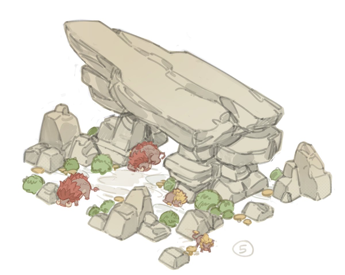 🐑players have requested being able to find Woolies out in the wild, so we've been designing large Woolie Roosts that you can find spread across your kingdom!   

🐗Tuskar Dens are also being redesigned in parallel since the Woolie Roost just got so cool looking