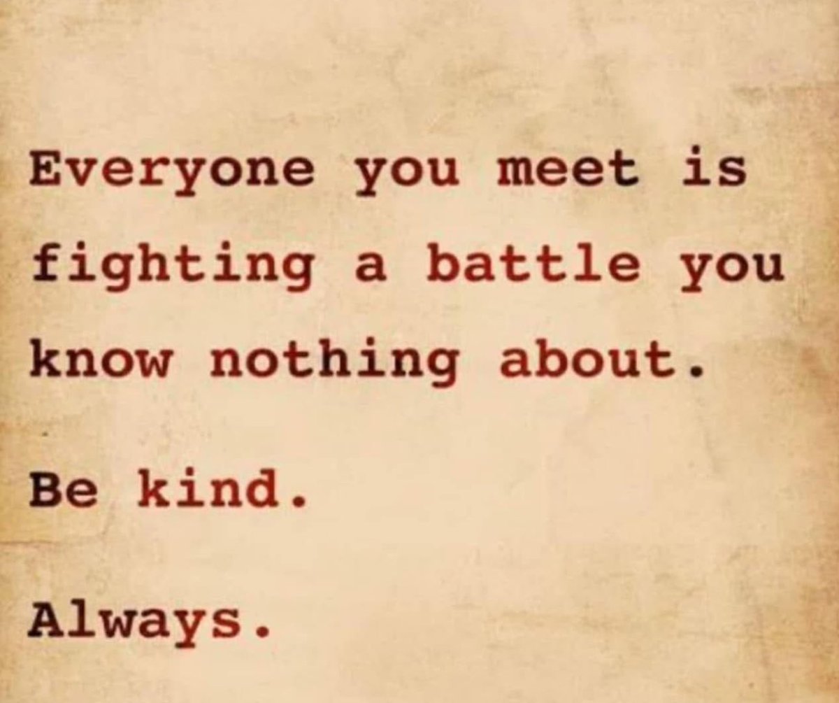 DrewMaddux's tweet photo. Be Kind…Always!

As someone that was created to make a difference in the lives of others, you never really know the true impact you have on those around you. 

- You never know how much someone needed that smile you gave them. 
- You never know how much your kindness turned someone’s day, week, or life around. 
- You never know how much someone needed you to care, to ask, to compliment, to say hello, to be seen. 

So let’s not wait to be kind. Let’s not wait for someone else to be kind first or for someone else to do it.  Let’s not wait for better circumstances or when it’s more convenient.

It’s simple-Just be kind…because you never know how much someone needs it!