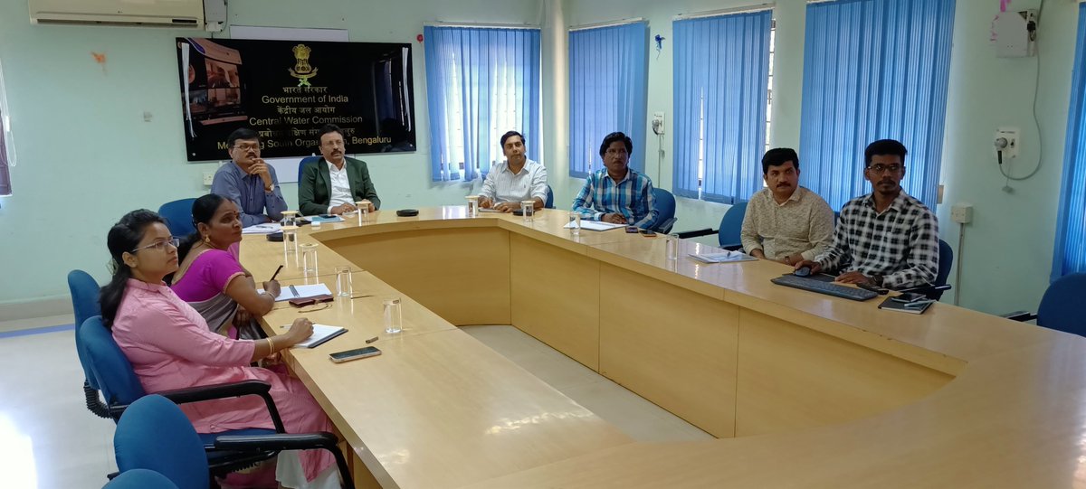 BangaloreCwc's tweet image. 3rd Quarterly Dialogue Meeting of 2024-25 on &quot;Hydrological Observations and Flood Forecasting&quot; with Govt of Karnataka and CGWB conducted on 28/02/2025 in the conference hall of Jalasoudha, MSO, CWC, Bengaluru.