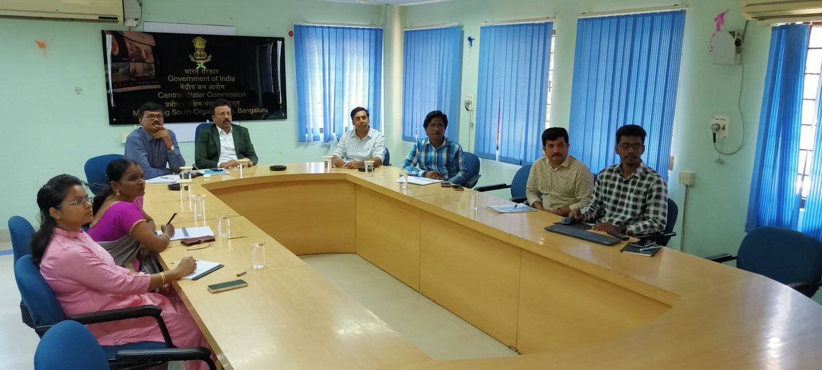 BangaloreCwc's tweet image. 3rd Quarterly Dialogue Meeting of 2024-25 on &quot;Hydrological Observations and Flood Forecasting&quot; with Govt of Karnataka and CGWB conducted on 28/02/2025 in the conference hall of Jalasoudha, MSO, CWC, Bengaluru.