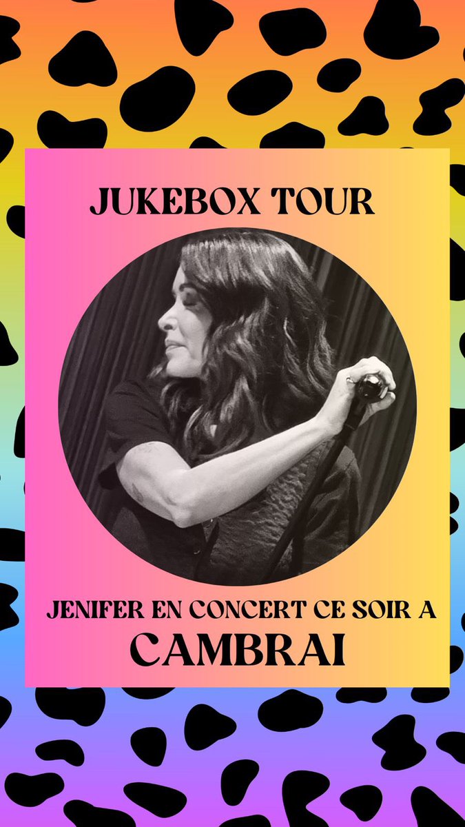 Dernier concert de cette semaine 100% nordiste 🙂
<a href="/JeniferOfficiel/">Jenifer</a> 
#jujeboxtour #jukebox #concert #JJTEAM