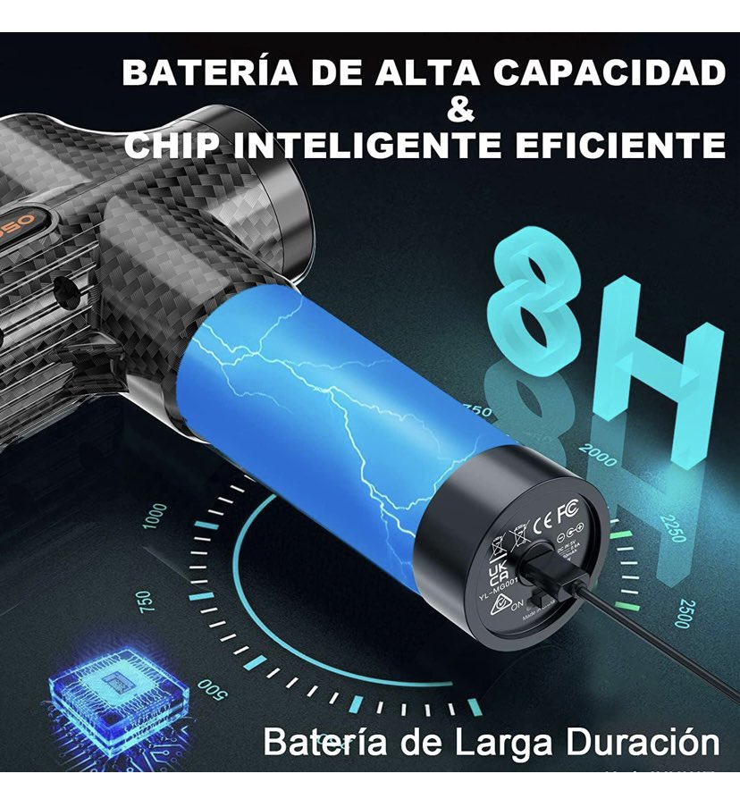 tecnomarkia's tweet photo. Pistola de Masaje Muscular, Eléctrica Masajeador de Músculos de Tejido Profundo con 30 Velocidades, 6 Cabezales de Masaje, Pantalla LCD Táctil, Pistola de Masaje (Negro) 

🔥-60%!!!📉
🤪39,99€!!!🎉

https://t.co/nqcCy5pzo7

#oferta #masaje https://t.co/us1qnANmSk
