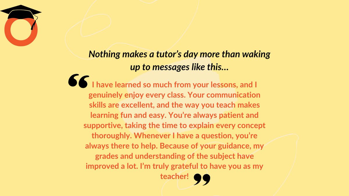 onlinetutoringk's tweet image. A testimonial about our tutor Aamir 📣

PS - Want to know how you can get results like this too, head to our website: online-tutoring.uk or head to Aamir&apos;s page: online-tutoring.uk/our-tutors/aam… to get more info.

#onlinetutoring #remotetutor #mathstuition #gcsemaths