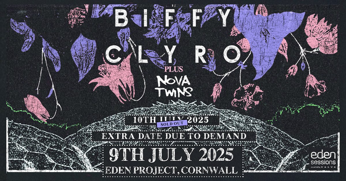 Eden Sessions (@theedensessions) on Twitter photo Due to very high demand @Biffy_Clyro plus <a href="/NovaTwinsMusic/">Nova Twins</a> will play an additional date on Wed 9 July! Tickets now on sale to Inside Track Passholders and will go on general sale at 3.30pm on Mon 3 Mar. Standard Arena Tickets for 10 July are now sold out. edensessions.com/line-up/biffy-… Due to very high demand @Biffy_Clyro plus <a href="/NovaTwinsMusic/">Nova Twins</a> will play an additional date on Wed 9 July! Tickets now on sale to Inside Track Passholders and will go on general sale at 3.30pm on Mon 3 Mar. Standard Arena Tickets for 10 July are now sold out. edensessions.com/line-up/biffy-…
