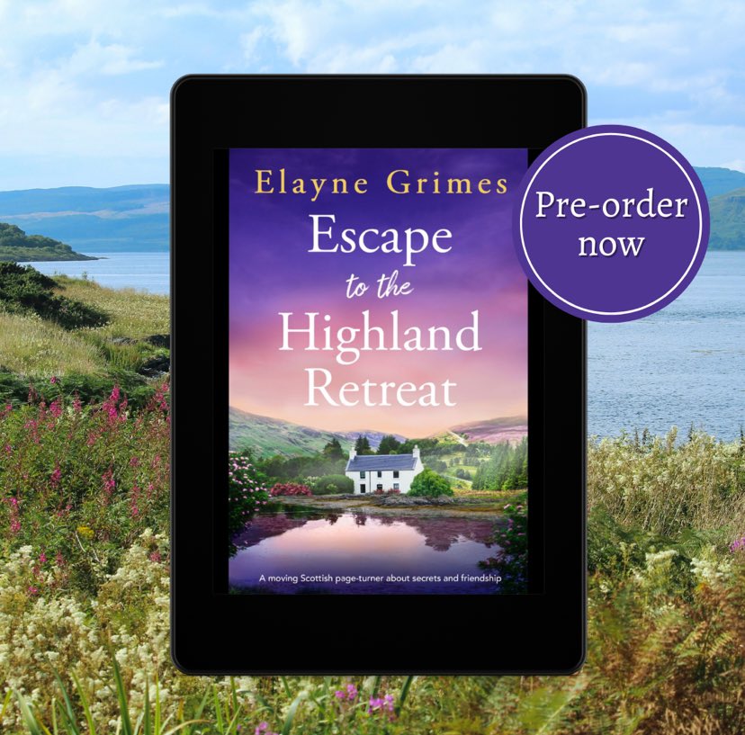 Thank you so SO much readers &amp; writers &amp; bloggers for such positive comments about the front
 cover reveal for Escape to the Highland Retreat. 
Your kindness is overwhelming 🙏 And, yes, the music chosen IS featured in the book! Not long to go now 📖 
#friendship #RomanceReads