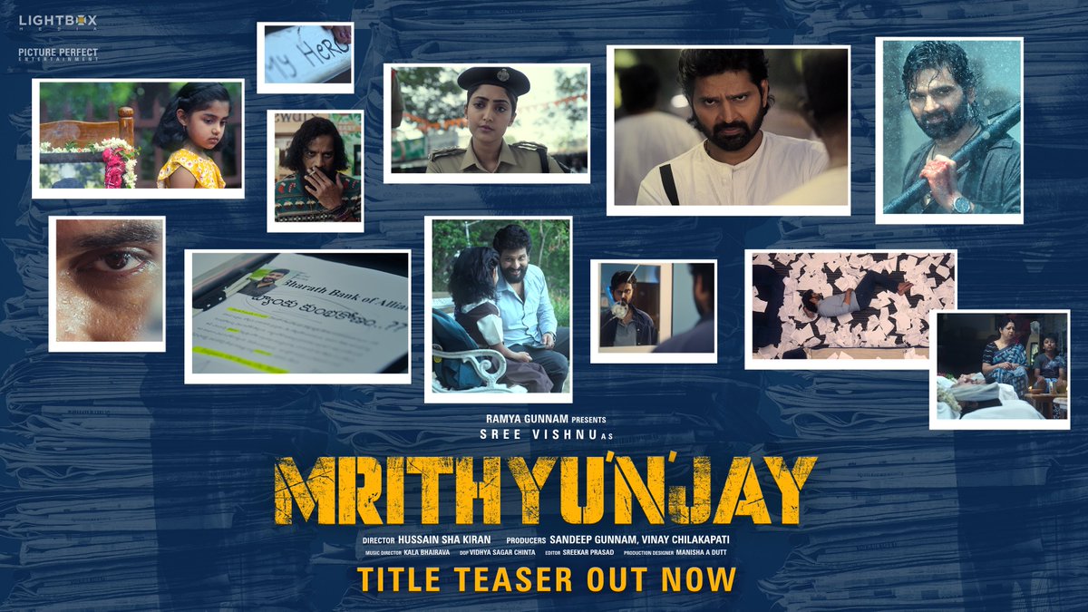 LightBox Media (@lightboxoffl) on Twitter photo The moments might have slipped past you but they carry a world of intrigue ❤️🔥
#Mrithyunjay will be an intense treat for your eyes and mind 🔥
— youtu.be/8jwh08fCOOM
Watch the Title Teaser now!
#HBDSreeVishnu ❤️
<a href="/sreevishnuoffl/">Sree Vishnu</a> <a href="/Reba_Monica/">Reba Monica John</a> <a href="/HussainShaKiran/">Hussain Sha Kiran</a> <a href="/kaalabhairava7/">Kaala Bhairava</a> The moments might have slipped past you but they carry a world of intrigue ❤️🔥
#Mrithyunjay will be an intense treat for your eyes and mind 🔥
— youtu.be/8jwh08fCOOM
Watch the Title Teaser now!
#HBDSreeVishnu ❤️
<a href="/sreevishnuoffl/">Sree Vishnu</a> <a href="/Reba_Monica/">Reba Monica John</a> <a href="/HussainShaKiran/">Hussain Sha Kiran</a> <a href="/kaalabhairava7/">Kaala Bhairava</a>