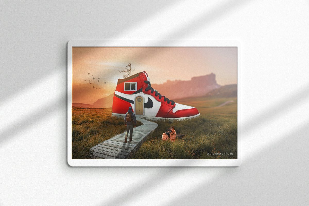 GreatnesOsawaru's tweet image. GREATNESS DESIGN CHALLENGE
FINAL DAY 🧘🏼‍♂️

DAY 28 - Shoe House Manipulation 

Design drops daily at 12:00 PM WAT
📌 Like, Share, Follow &amp;amp; Comment to support!
🚀 Stay tuned for more creative designs!
#GreatnessDesignChallenge #designshowcase #creativeposter #GreatnessVisuals