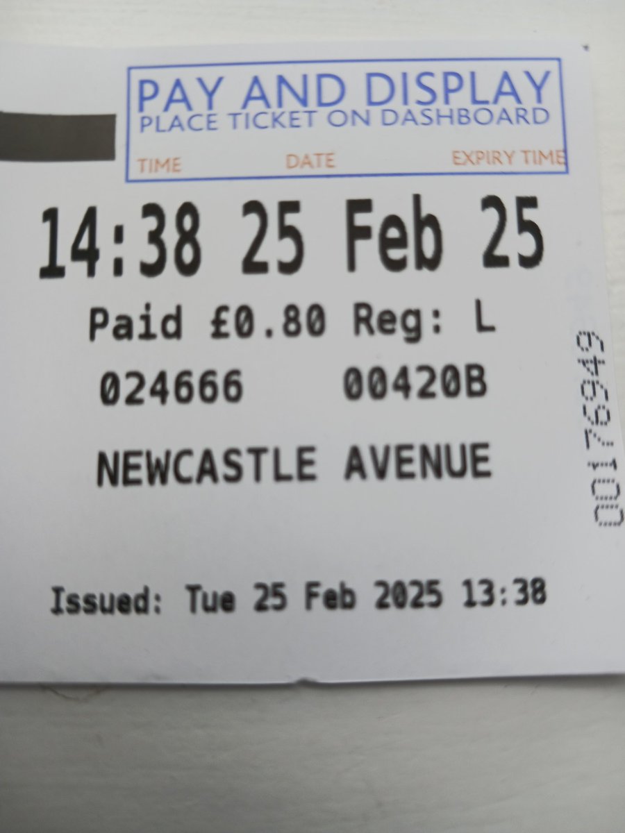 lynbobeagan's tweet photo. @DVLAgovuk may i ask, please? What is the minimum number of characters allowed on a UK vehicle's registration? 1 letter? 2 letters? 1 letter and 1 number? I need to know so that I can demand parking machine manufactures stop tickets being printed like this one. Leading to a PCN. https://t.co/fOqbXSTZaH