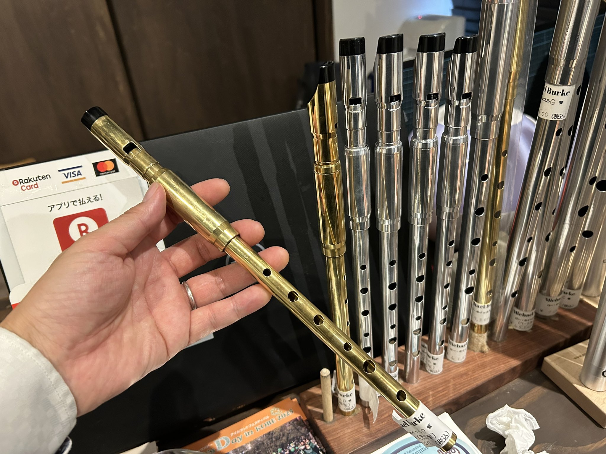 Killarney whistle ティン・ホイッスル D管（ニッケル製） Killarney Whistle Killarney Tin Whistle D Nickel-Plated