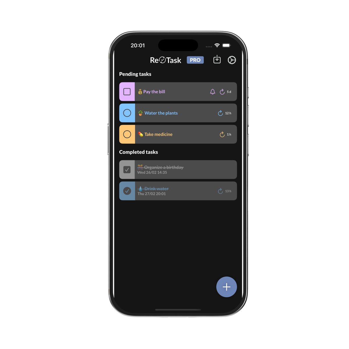 retask_app's tweet photo. 📌 Struggle to remember important things? With #ReTask, you can set recurring tasks &amp; get reminders when you need them. Try it now https://t.co/BCewDd3g6w https://t.co/6o0ssySSxg