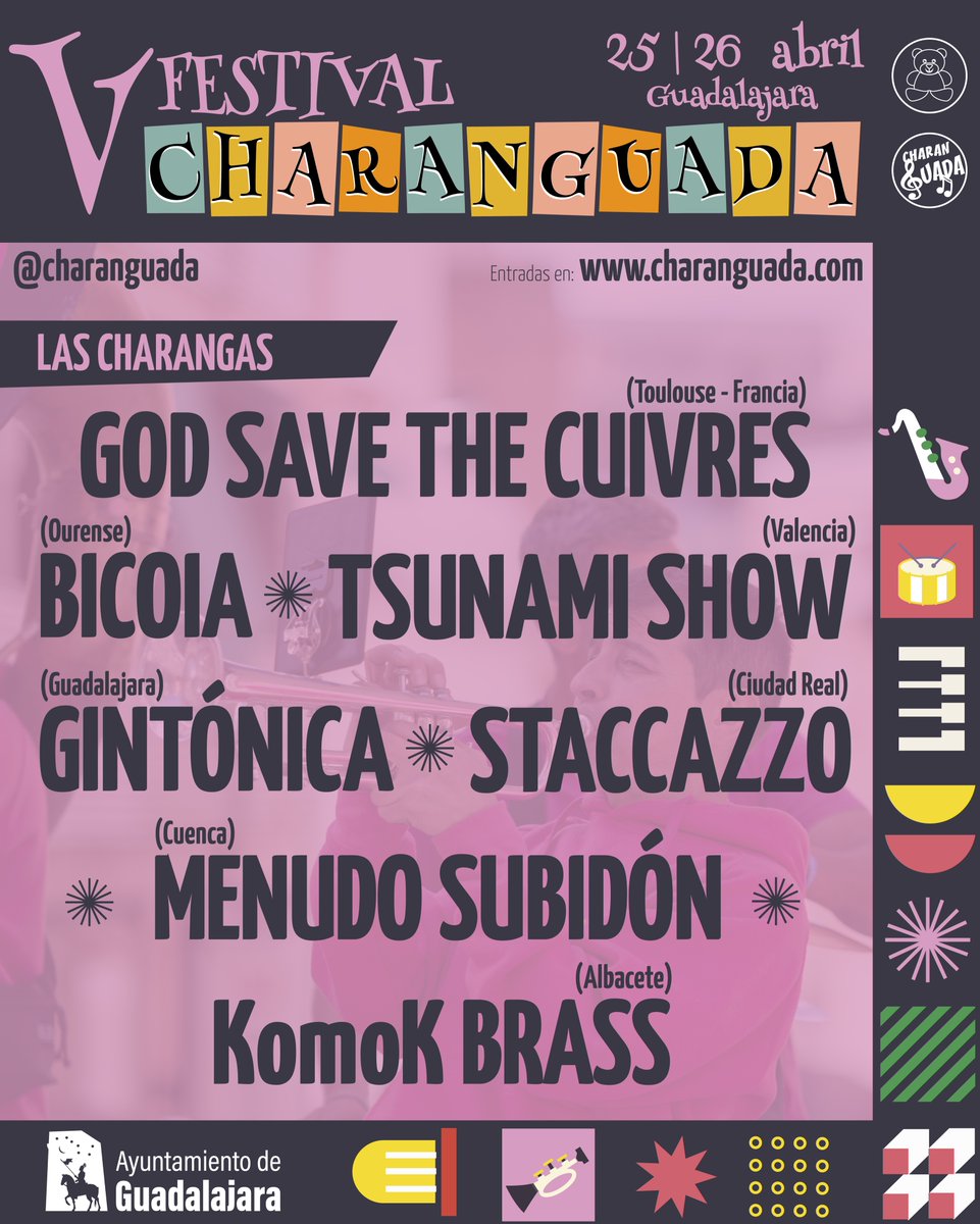¡¡LAS CHARANGAS!!

✈️ De Toulouse a Ciudad Real
🏇 De Ourense a Valencia
¡Ciudad Real, Toledo, Cuenca y Guadalajara!

Compra tu entrada. Compra cultura. Compra tradiciones. Compra CHARANGUADA.

15€. Sin gastos de gestión
📲 En charanguada.com