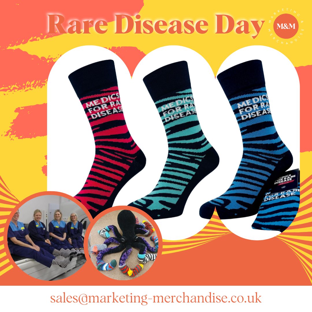 M&M Marketing & Merchandise (@marketingmerch) on Twitter photo 🧦💜 This Rare Disease Day, we’re thrilled to see <a href="/MedicsForRare/">MedicsforRareDisease</a> using their branded socks to get involved and #ShowYourStripes! 🎗️✨ Join the movement to raise awareness for rare diseases—every stripe tells a story. 💙💜💚
#RareDiseaseDay #ShowYourStripes #BrandedMerchandise 🧦💜 This Rare Disease Day, we’re thrilled to see <a href="/MedicsForRare/">MedicsforRareDisease</a> using their branded socks to get involved and #ShowYourStripes! 🎗️✨ Join the movement to raise awareness for rare diseases—every stripe tells a story. 💙💜💚
#RareDiseaseDay #ShowYourStripes #BrandedMerchandise