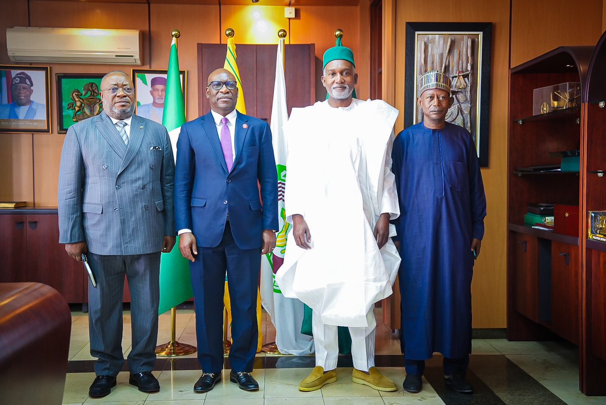 Hon. Yusuf Maitama Tuggar (@yusuftuggar) on Twitter photo Nigeria and Equatorial Guinea share strong historical and economic ties, and expanding this partnership remains a priority. In a meeting with my counterpart <a href="/AngueSimeon/">Simeón Oyono Esono Angue</a>, we discussed strengthening bilateral cooperation and exploring new trade opportunities that will drive mutual Nigeria and Equatorial Guinea share strong historical and economic ties, and expanding this partnership remains a priority. In a meeting with my counterpart <a href="/AngueSimeon/">Simeón Oyono Esono Angue</a>, we discussed strengthening bilateral cooperation and exploring new trade opportunities that will drive mutual