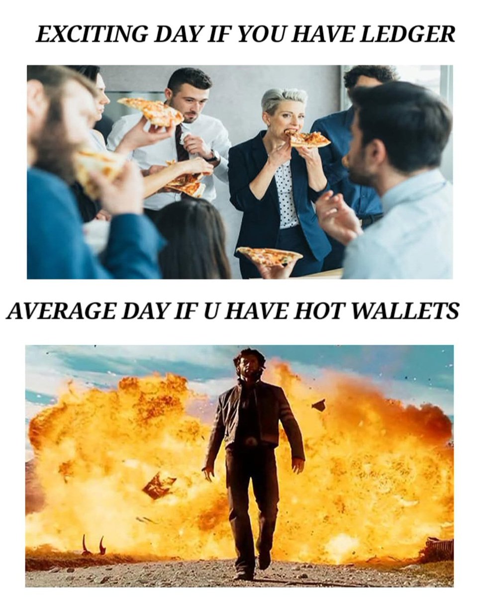 Some trust hot wallets, some fight over them. But in the end, Ledger comes swinging with unmatched security. Cold storage isn’t a luxury—it’s a necessity. 🚀🔐
<a href="/sharafi_eth/">NabuLines | Fan Page</a>
<a href="/Ledger/">Ledger</a>
 #LedgerSecured #CryptoProtection"