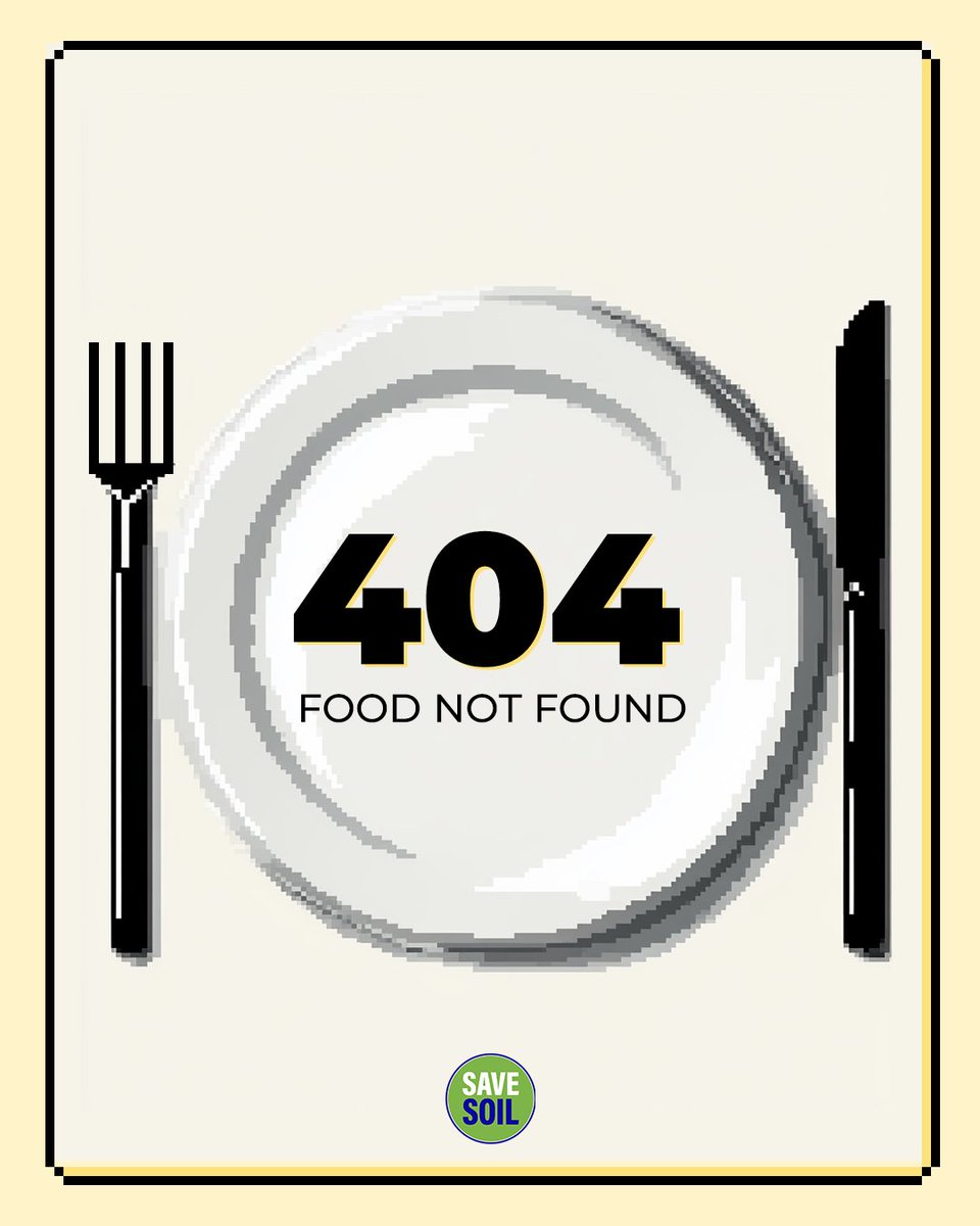 cpsavesoil's tweet photo. Our food security stands on increasingly fragile ground. 

With 95% of food coming from soil, experts predict food production could fall by 40% by 2045 due soil extinction. 

Over 800 million people are already facing chronic hunger, and we cannot afford to wait. The solution lies in government policies that mandate a minimum of 3-6% soil organic matter (depending on regional factors) in agricultural land. Your voice can help secure food for our future generations.

#SaveSoil