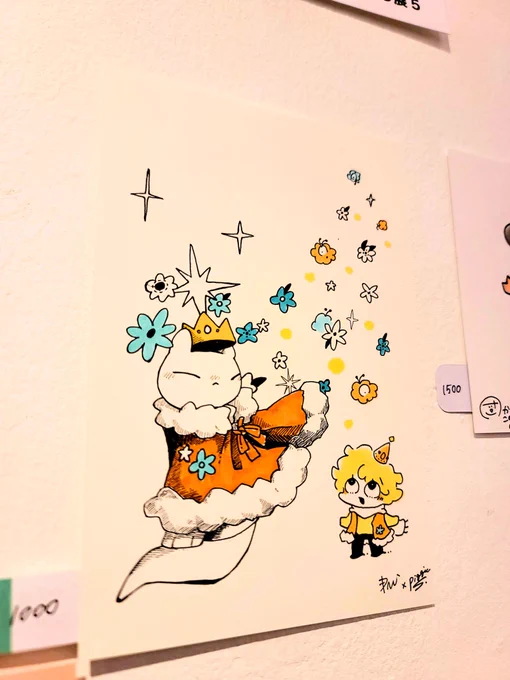 コラボありがとうございました!!
 #描いて飾る展コラボ  #描いて飾る展5 